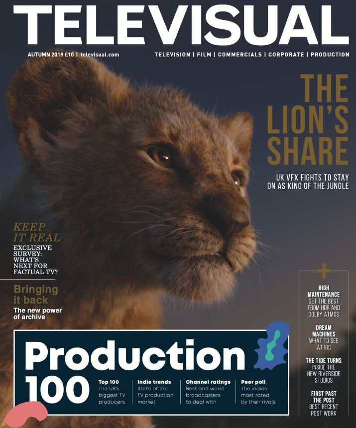 TELEVISUAL magazine side cover Autumn 2019