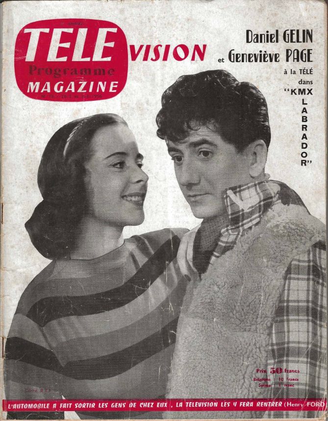 TELE MAGAZINE magazine side cover Issue 18 26 February 1956