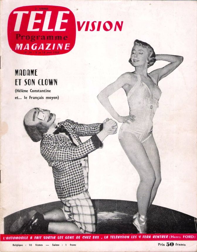 TELE MAGAZINE magazine side cover Issue 24 8 April 1956
