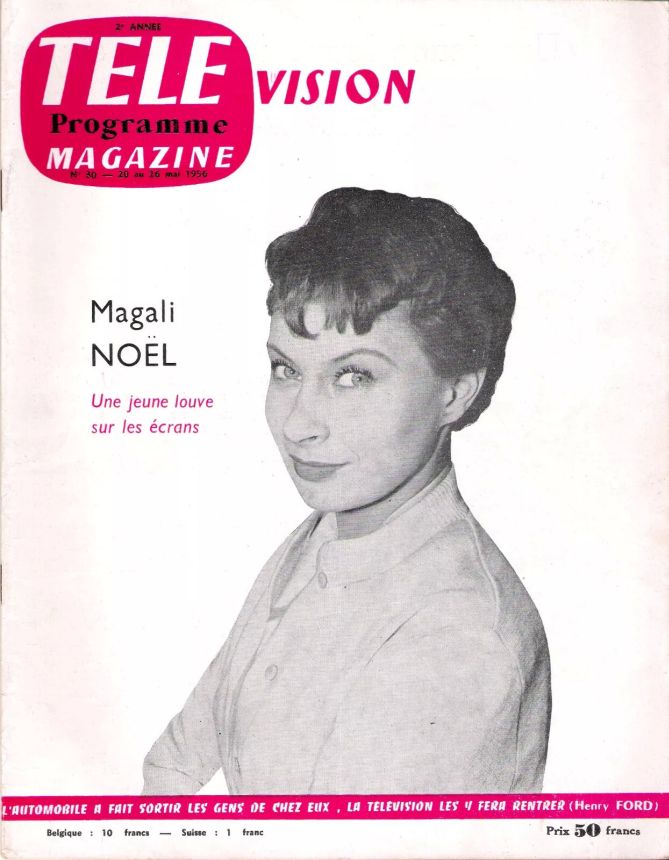 TELE MAGAZINE magazine side cover Issue 30 20 May 1956