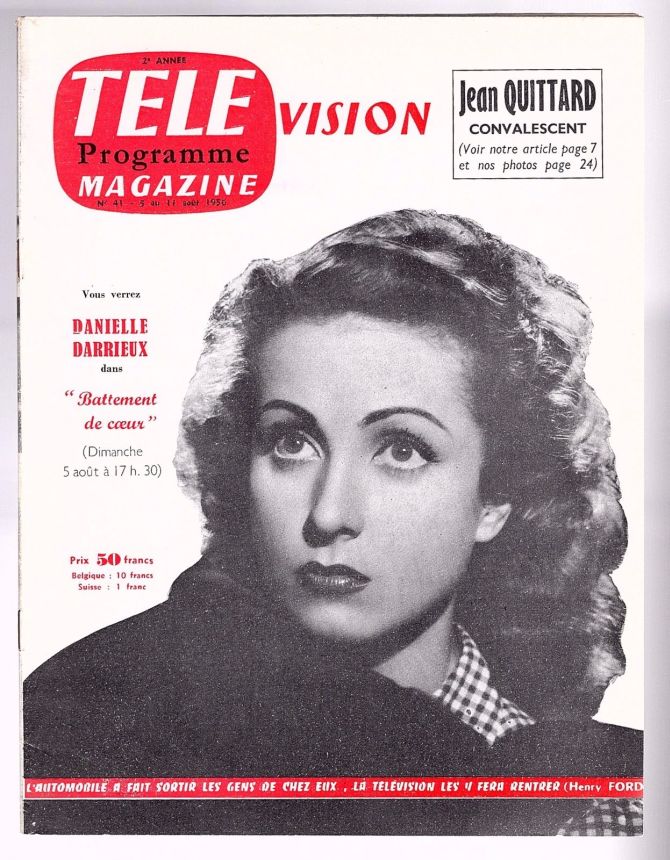 TELE MAGAZINE magazine side cover Issue 41 5 August 1956