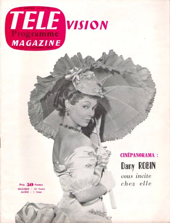 TELE MAGAZINE magazine side cover Issue 55 11 November 1956