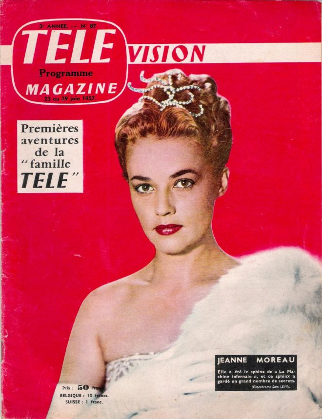 TELE MAGAZINE magazine side cover Issue 87 23 June 1957