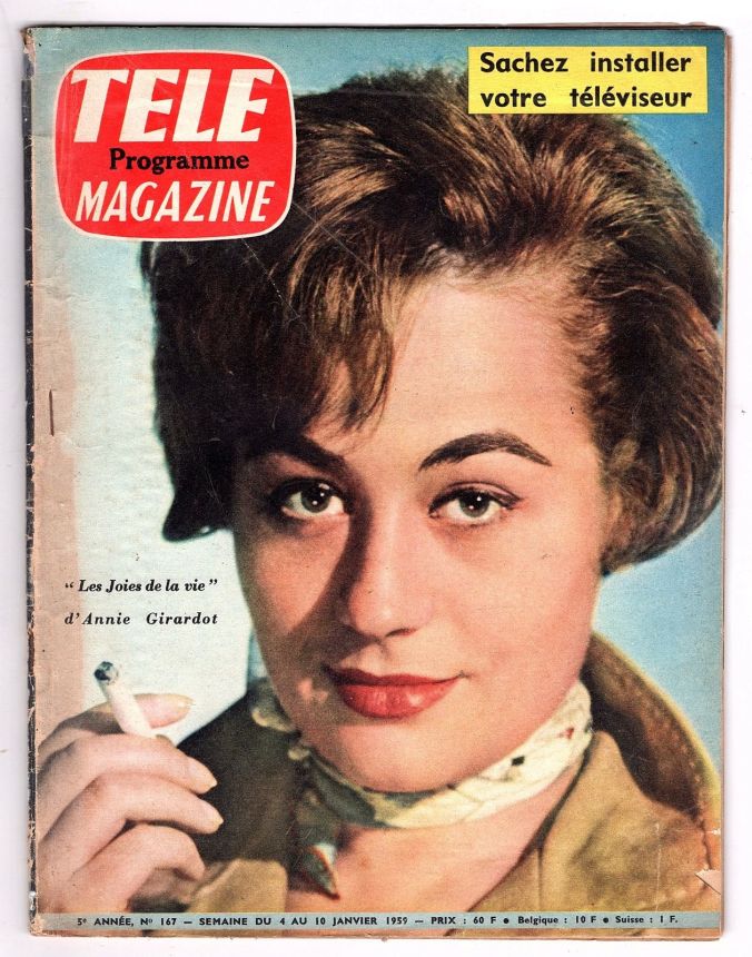 TELE MAGAZINE magazine side cover Issue 167 4 January 1959