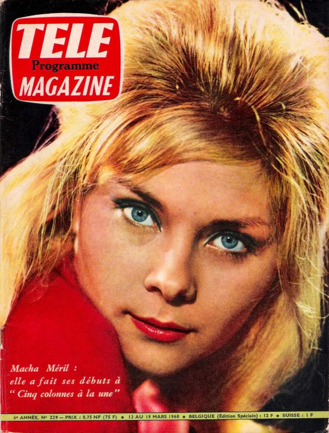 TELE MAGAZINE magazine side cover Issue 229 13 March 1960
