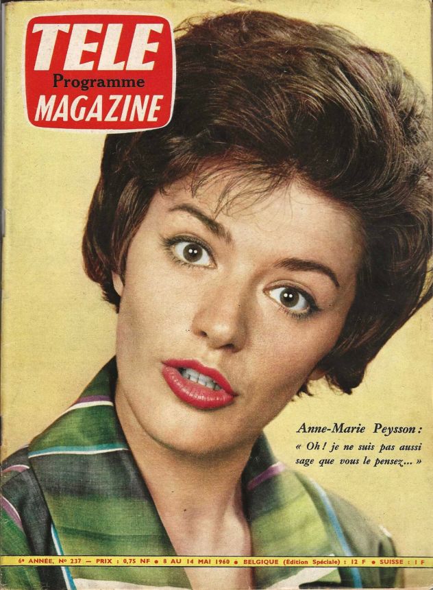 TELE MAGAZINE magazine side cover Issue 237 8 May 1960