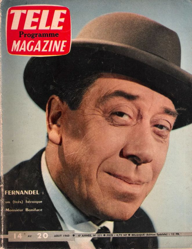 TELE MAGAZINE magazine side cover Issue 251 14 August 1960