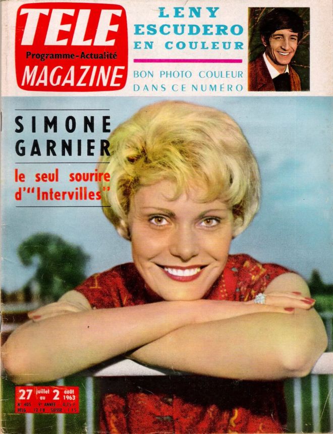 TELE MAGAZINE magazine side cover Issue 405 27 July 1963