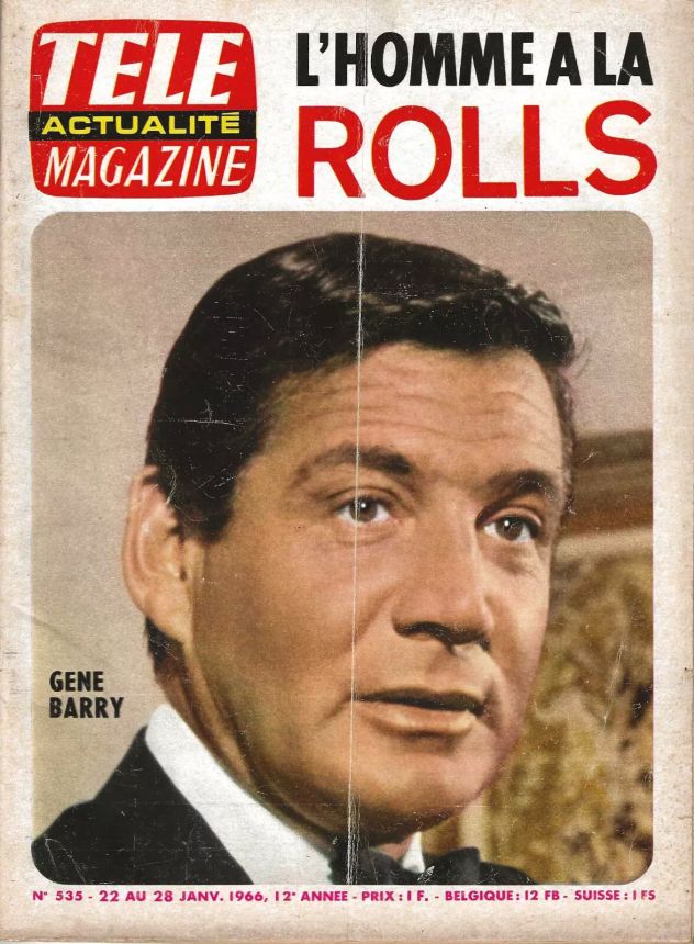 TELE MAGAZINE magazine side cover Issue 535 22 January 1966