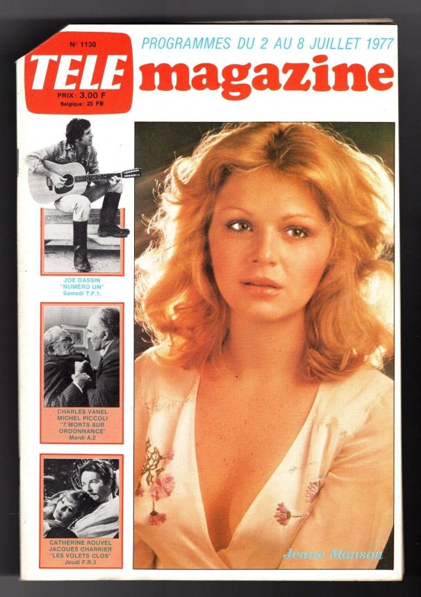 TELE MAGAZINE magazine side cover Issue 1130 2 July 1977