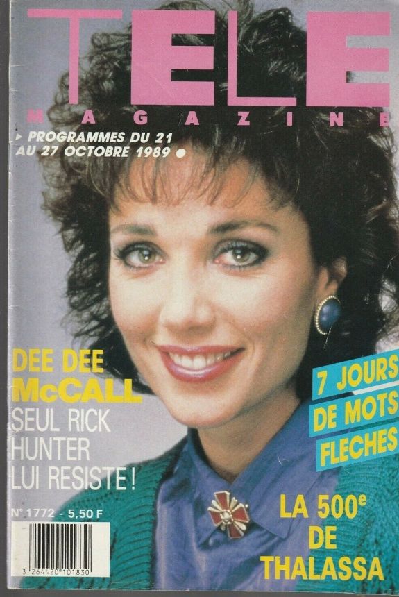 TELE MAGAZINE magazine side cover Issue 1772 21 October 1989