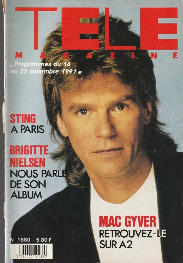 TELE MAGAZINE magazine side cover Issue 1880 16 November 1991