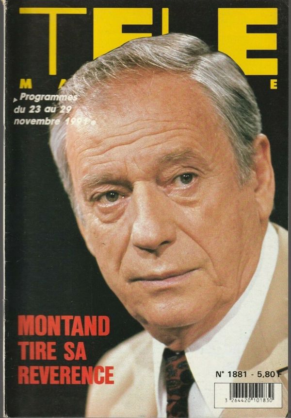 TELE MAGAZINE magazine side cover Issue 1881 23 November 1991