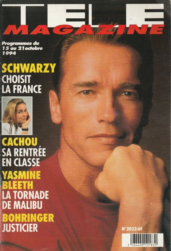TELE MAGAZINE magazine side cover Issue 2032 15 October 1994
