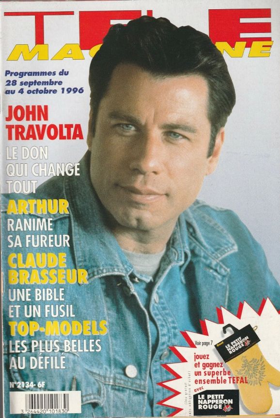 TELE MAGAZINE magazine side cover Issue 2134 28 September 1996