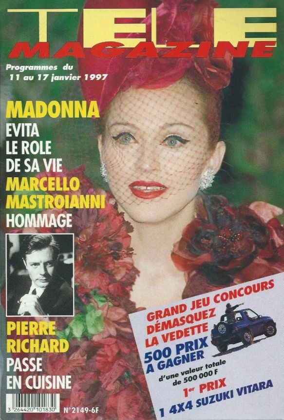 TELE MAGAZINE magazine side cover Issue 2149 11 January 1997
