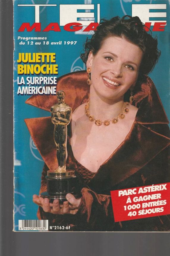 TELE MAGAZINE magazine side cover Issue 2162 12 April 1997
