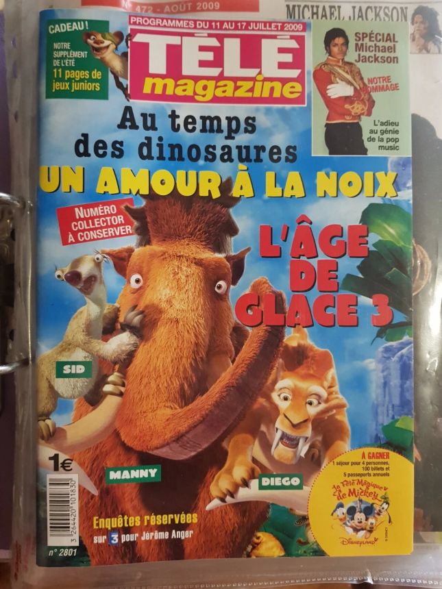 TELE MAGAZINE magazine side cover 11 July 2009