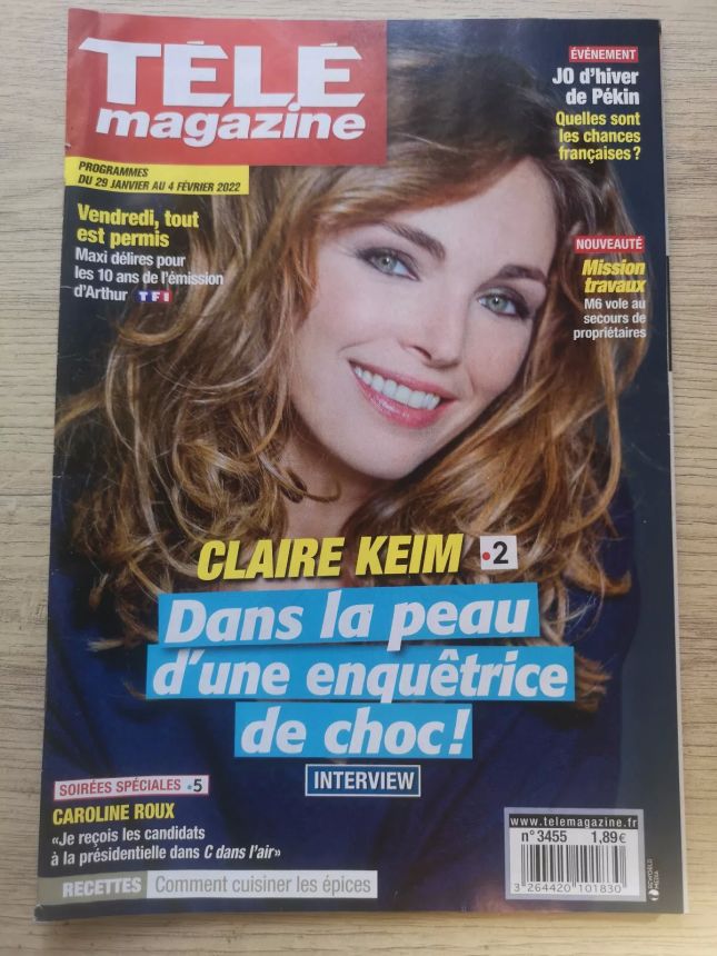 TELE MAGAZINE magazine side cover 29 January 2022