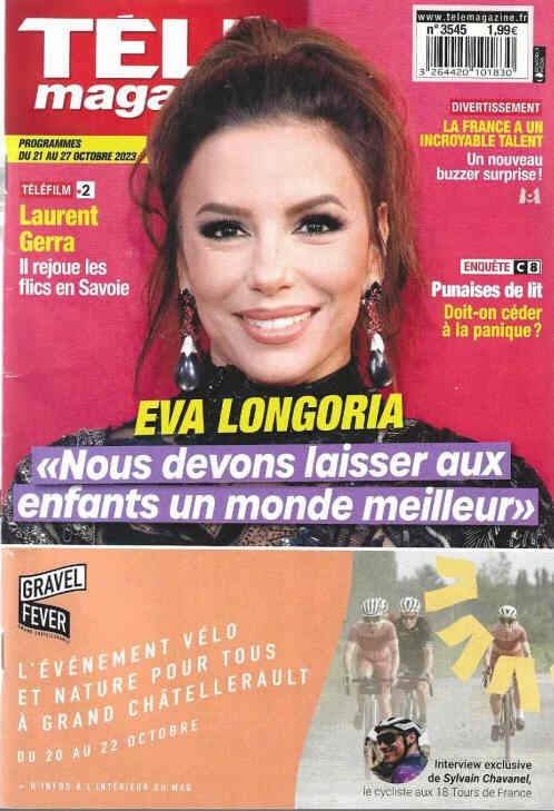 TELE MAGAZINE magazine side cover 21 October 2023