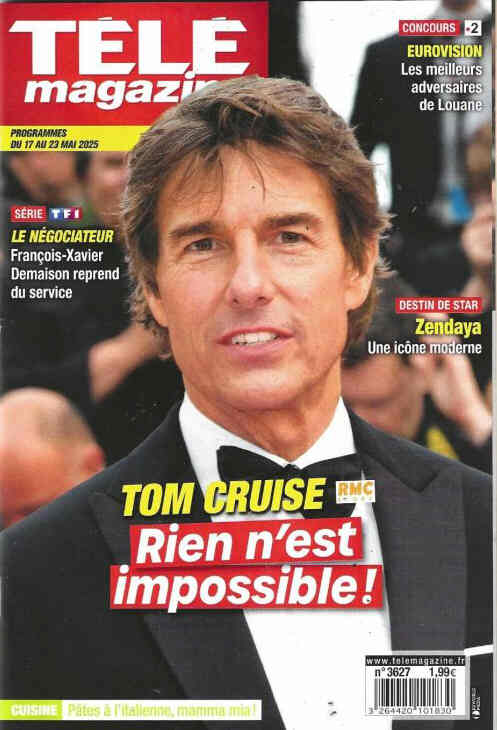 TELE MAGAZINE magazine side cover 17 May 2025