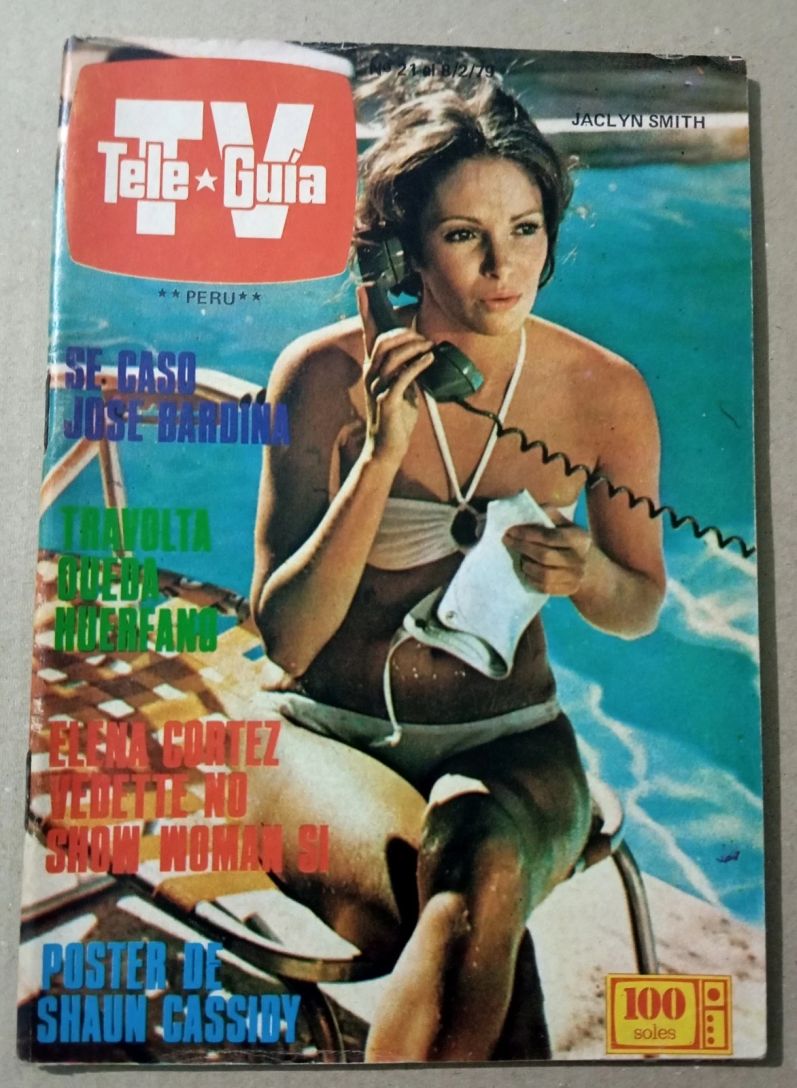TV TELE GUIA (PERU) magazine side cover Issue 21 8 February 1979