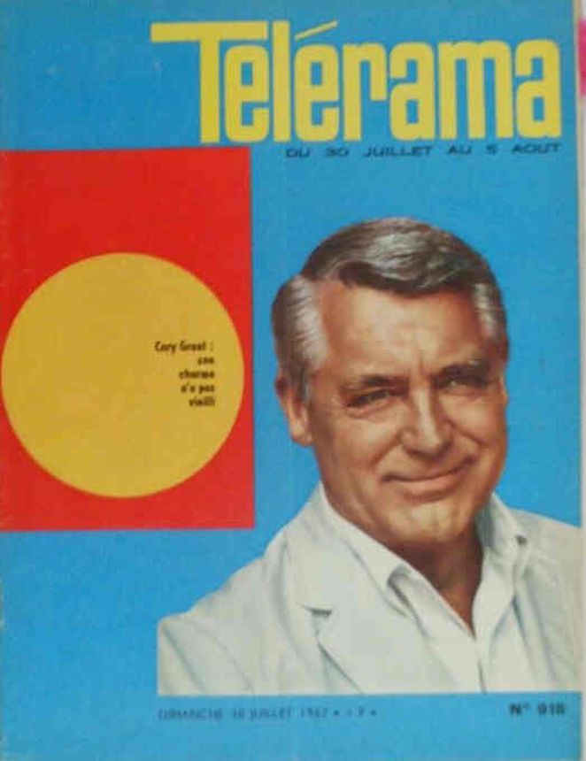 RADIO CINEMA TELEVISION/TELERAMA magazine side cover Issue 915 30 July 1967