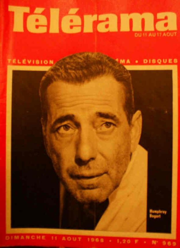 RADIO CINEMA TELEVISION/TELERAMA magazine side cover Issue 969 11 August 1968