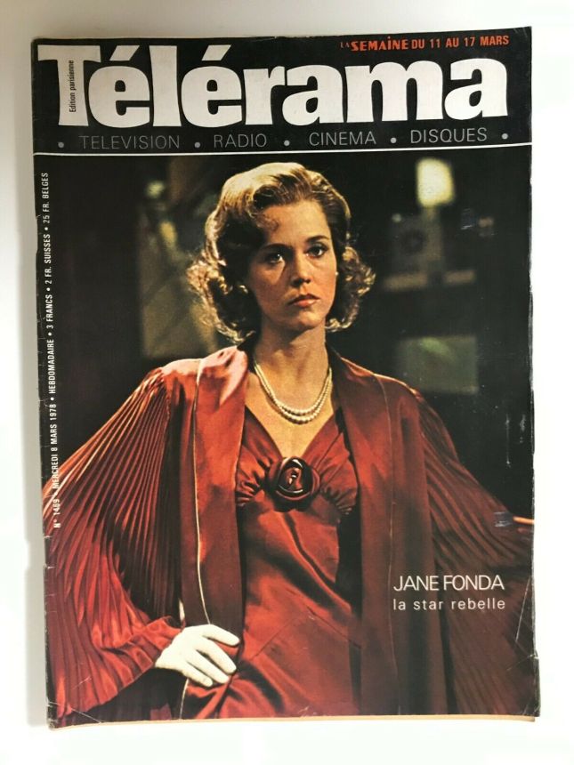RADIO CINEMA TELEVISION/TELERAMA magazine side cover Issue 1469 8 March 1978