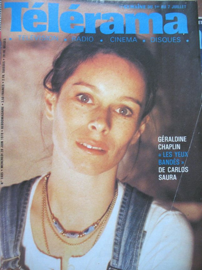 RADIO CINEMA TELEVISION/TELERAMA magazine side cover Issue 1485 28 June 1978