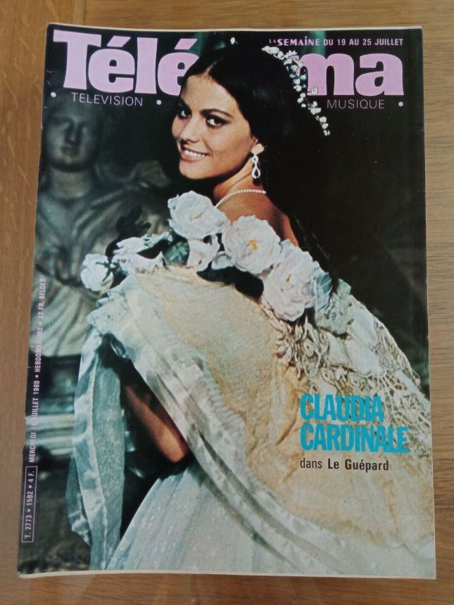 RADIO CINEMA TELEVISION/TELERAMA magazine side cover Issue 1592 16 July 1980