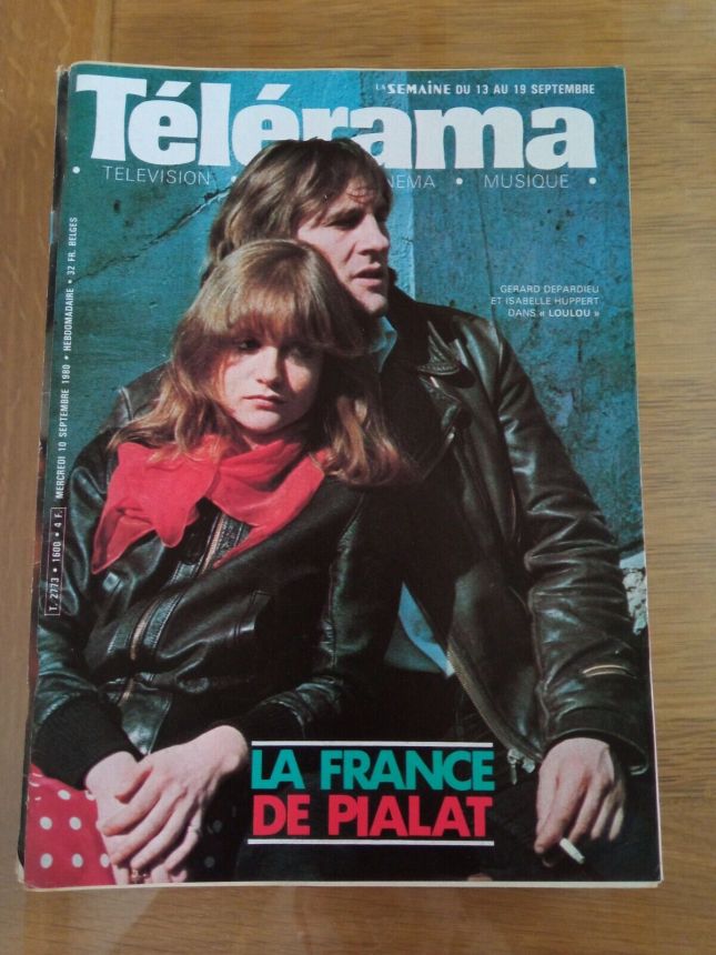 RADIO CINEMA TELEVISION/TELERAMA magazine side cover Issue 1600 10 September 1980