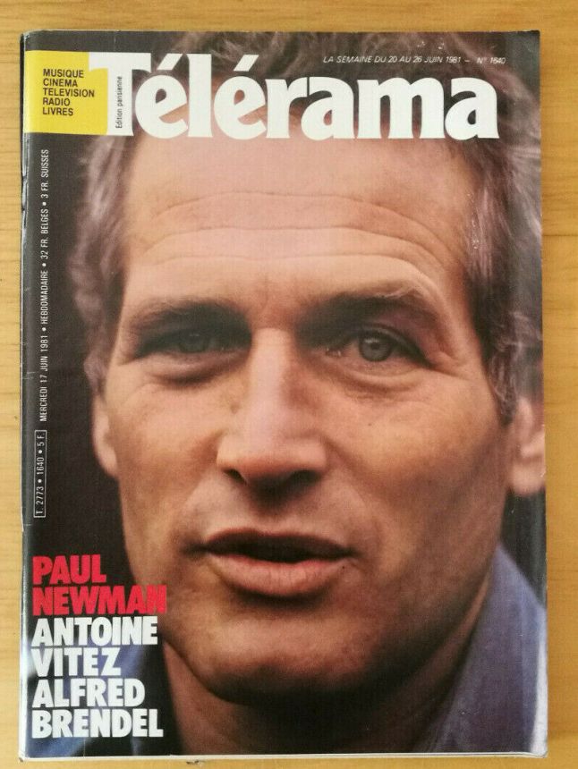 RADIO CINEMA TELEVISION/TELERAMA magazine side cover Issue 1640 17 June 1981