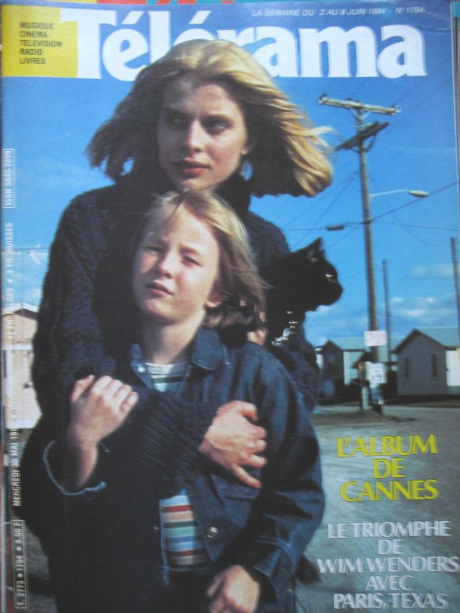 RADIO CINEMA TELEVISION/TELERAMA magazine side cover Issue 1794 30 May 1984