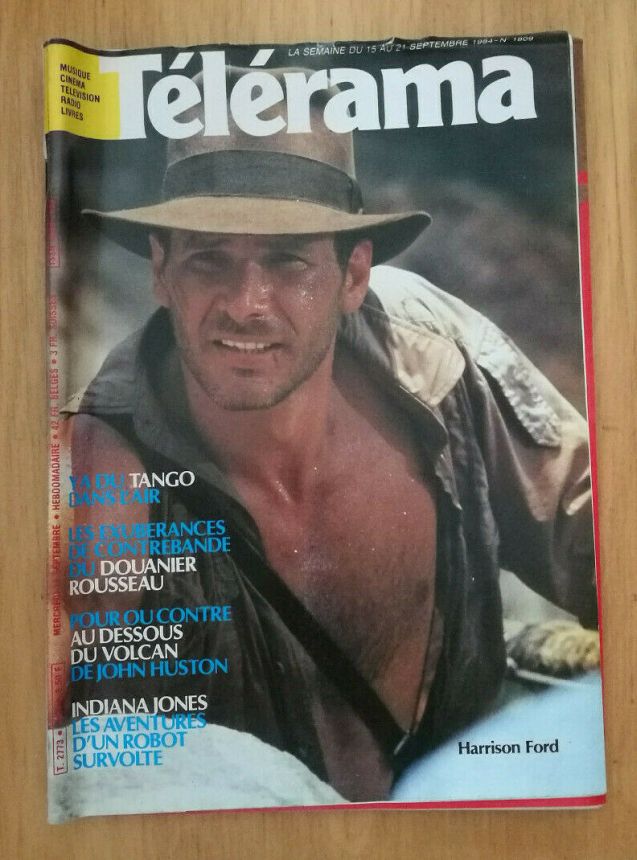 RADIO CINEMA TELEVISION/TELERAMA magazine side cover Issue 1809  September 1984