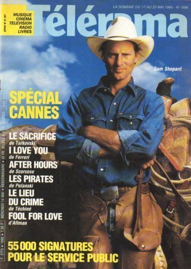 RADIO CINEMA TELEVISION/TELERAMA magazine side cover Issue 1896 14 May 1986