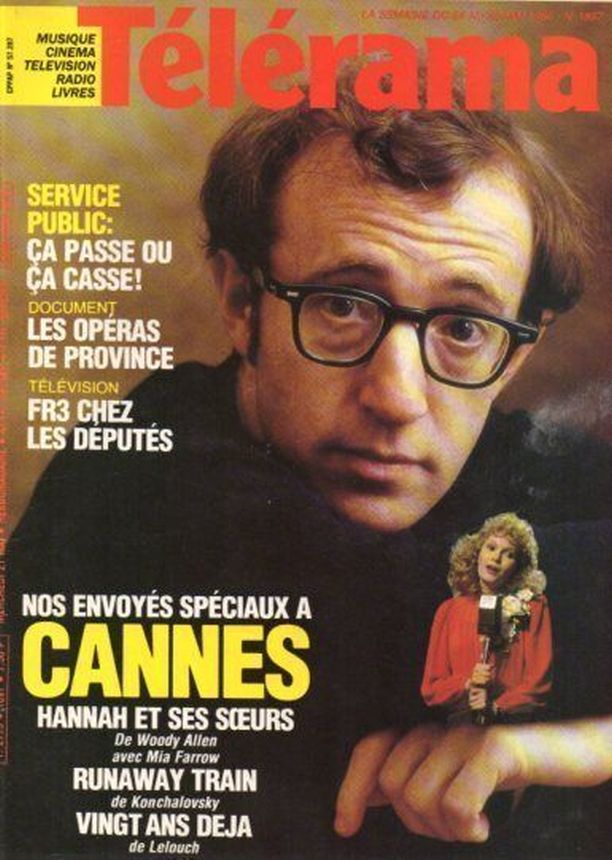 RADIO CINEMA TELEVISION/TELERAMA magazine side cover Issue 1897 21 May 1986