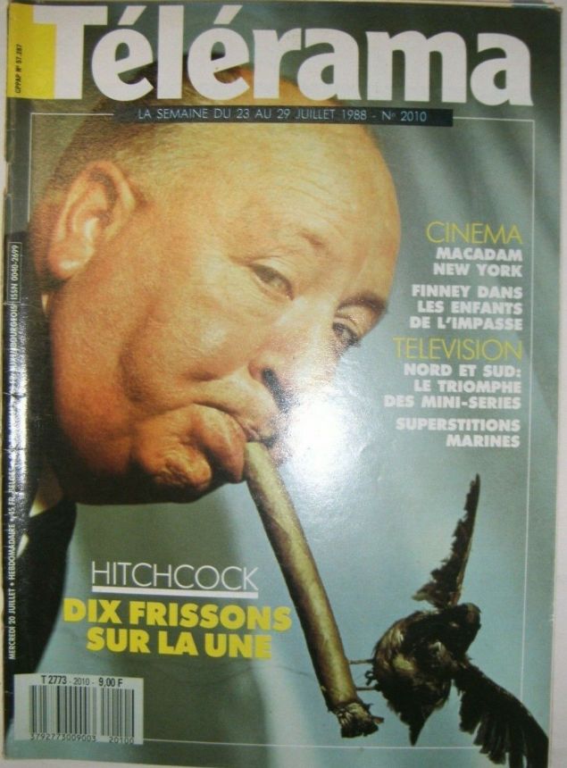 RADIO CINEMA TELEVISION/TELERAMA magazine side cover Issue 2010 20 July 1988