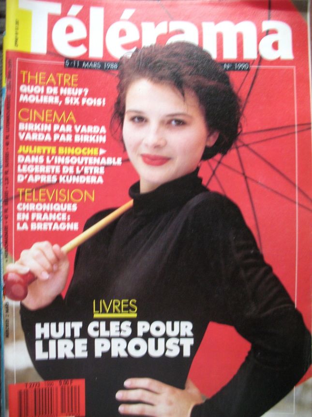 RADIO CINEMA TELEVISION/TELERAMA magazine side cover Issue 1990   1988