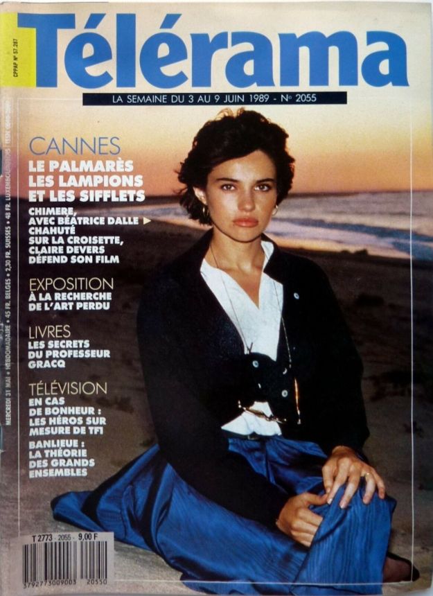 RADIO CINEMA TELEVISION/TELERAMA magazine side cover Issue 2055 31 May 1989