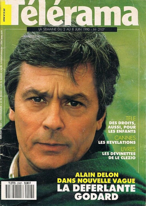 RADIO CINEMA TELEVISION/TELERAMA magazine side cover Issue 2107 30 May 1990