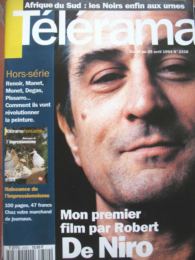 RADIO CINEMA TELEVISION/TELERAMA magazine side cover Issue 2310 20 April 1994
