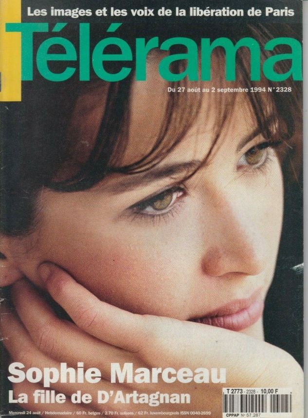 RADIO CINEMA TELEVISION/TELERAMA magazine side cover Issue 2328 24 August 1994
