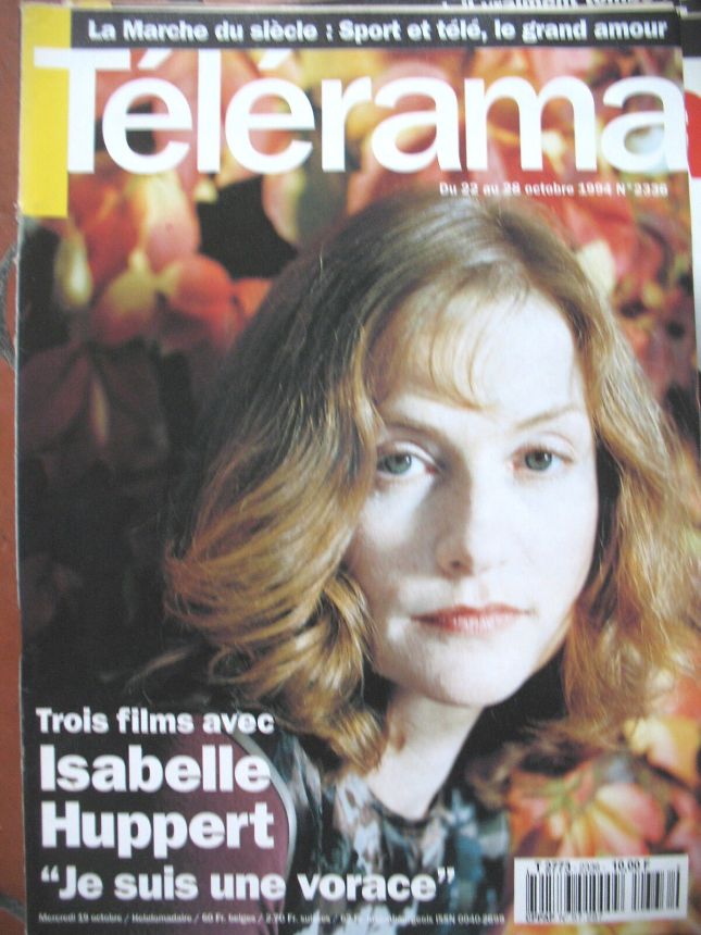 RADIO CINEMA TELEVISION/TELERAMA magazine side cover Issue 2336 19 October 1994