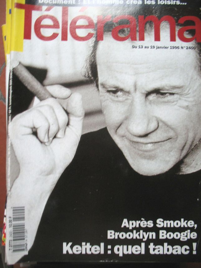 RADIO CINEMA TELEVISION/TELERAMA magazine side cover Issue 2400 10 January 1996