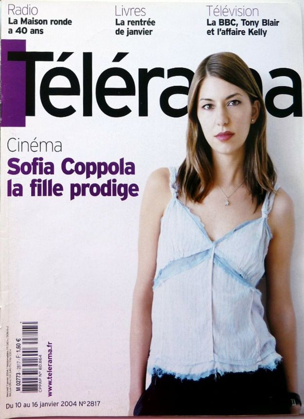RADIO CINEMA TELEVISION/TELERAMA magazine side cover Issue 2817 7 January 2004