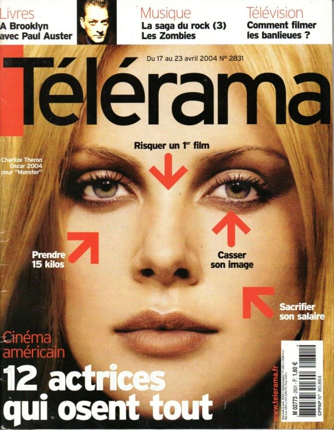 RADIO CINEMA TELEVISION/TELERAMA magazine side cover Issue 2831 14 April 2004