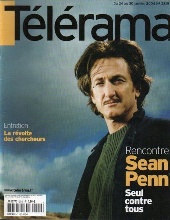 RADIO CINEMA TELEVISION/TELERAMA magazine side cover Issue 2819 21 April 2004