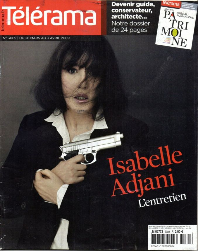 RADIO CINEMA TELEVISION/TELERAMA magazine side cover Issue 3089 25 March 2009