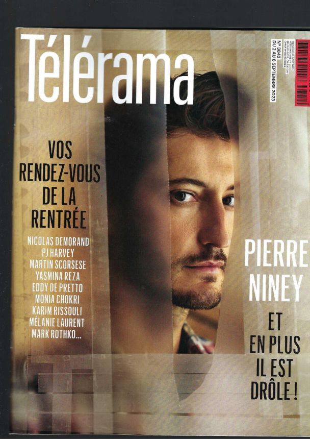 RADIO CINEMA TELEVISION/TELERAMA magazine side cover Issue 3842 2 September 2023